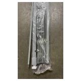 LazBlinds No Tools No Drill Cordless 1in Vinyl Mini Blinds, 100percent Privacy S-Curve Blinds for Indoor Windows, Room Darkening Horizontal Window Blinds and Shades for Home, 33in W x 64in H, Grey