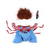 Pet Deadly Dog Costume, Cute Dog Cosplay Halloween Christmas Funny Pet Clothes Party Costume for Small Medium and Large Dogs (Small)