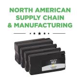 Clover Remanufactured Ink Cartridges Replacement for HP N9K28AN (HP 952XL952) | Black XL, Cyan, Magenta, Yellow 4 PK