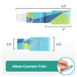 Welnove Hammer Toe Straightener - 8 Pack Broken Toe Wraps - Hammer Toe Corrector for Women - Toe Splints for Crooked Toes, Curled Toes, Bent Toes - (Multi-Size, Patterned)