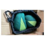 INFANZIA Kids Chin Supporting Travel Neck Pillow, Helps Support Head and Neck, Comfortably Designed for Head, Neck, and Chin Support - Gifts for ToddlerChildKids, Green