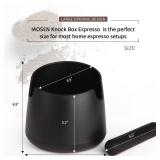 IAOSEN Knock Box Large Capacity Design Espresso Knock Box Shock-absorbent Knock Box Espresso with Removable Knock Bar and Non-Slip Base Espresso Accessories for HomeOffice