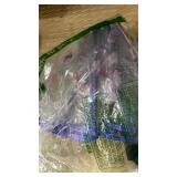 JOBEDE Cherry Blossom Butterfly Umbrella Transparent Clear Umbrellas 8 Ribs Folding Umbrellas for Adult Kids Men and Women of All Ages (Purple)