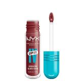 NYX PROFESSIONAL MAKEUP Lip IV Hydrating Glossy Lip Stain with 12HR Hydration - Drippin In Rose (Pink)