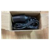 Yelesley AC to DC Converter 2A 24W Car Cigarette Lighter Socket 110-240V to 12V ACDC Power Adapter Black