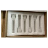 100mm3.94in Length Downstem Glass Tube with 6 Cleaning Brushes, 14mm ID Crystal Clear Borosilicate Glass Tube for Lab