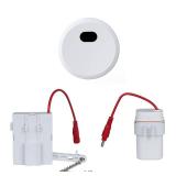 Automatic Toilet Flusher Kit, Touchless Motion Sensor Flush for Toilet, 12 Sensor Range, Battery-Powered, Easy Install, Compatible with Most Toilets CN27B KERDE