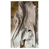 LUYAA Womens Lightweight Full Zip Running Track Jacket Workout Slim Fit Yoga Sportwear with Thumb Holes White XS