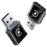 JDG Wireless CarPlay Adapter, Converts Wired CarPlay to Wireless, for Cars with Built-in Wired Apple Carplay, Super Mini USB Design Car Play Adapter for iPhone, (Black)