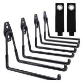 QUELIEN Large Garage Hooks, Heavy-Duty 7.5 in Cord Organizer for Garage Organization, Storage, and Hose Holder  Space-Saving and Durable Design for Home, Garage, and Workshop Use