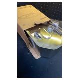 Cat Water Fountain Stainless Steel 108oz3.2L, APAUK Automatic Pet Fountain Dog Water Dispenser with Water Level Window, Quiet Cat Fountain for Drinking, Inside with Replacement(1 Filtersand1 Sponges)