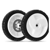 Budrash 105-3036 Wheels for Toro 22in Recycler Lawn Mower - 8 Inch Rear Drive Wheel 52 Gear Teeth Compatible with Toro 20041 20066 20017 20068 20073 Recycler Self-Propelled Push Mower, 2 Pack