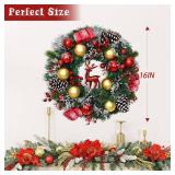 Christmas Wreaths for Front Door, 16