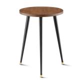 KINNARY Plant Stand Indoor, Mid Century Wood Plant Stand Plant Table for Flower Pots, Heavy Duty Metal Tall Plant Holder, Modern Home Decor Small Round Side End Table (11.8in x 16in)