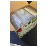 40 Piece Food Storage Containers with Lids(20 Containers and 20 Lids), BPA-Free Plastic Food Containers for Kitchen Storage and Organization, Leak Proof Meal Prep Container, Includes Labels and Pen