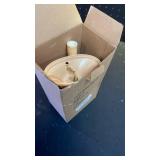 Abeja 2 Pack Electric Window Candles, 1 Light Christmas Candle Lights with 4 C7 Clear Bulbs(2 Spare), 9.5