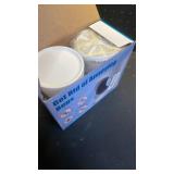 Fan Powered Fruit Fly Trap Flying Insect Traps Indoor Bug Catcher for Mosquitoes Gnats Fruit Flies Mosquito Killer Effective Blue and UV Light