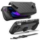 JSAUX PC0111 ModCase Compatible with ASUS ROG Ally X (2024), ROG Ally X Case with Detachable Front Shell, Include Protective Case, Face Cover, Metal Bracket and Strap - Basic Set