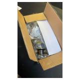 Dorlotou Metal Candelabra 5-Candle 10.1 Inch Tall Candle Holder Stick for Home Wedding Event and Party Festival,Black