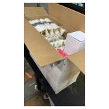 WELLIFE Gold Disposable Cups and Cutlery Set - Premium, 9oz Cups and Cutlery for Weddings, Catering Events - 50 Guest Service - Elegant and Sturdy *no plates included*