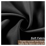 mstexa Black 168 Inch Blackout Curtains for High Ceiling Living Room Extra Long Room Darkening Curtain Thermal Insulated Sun Blocking Luxury Modern Grommet Curtains Privacy Drapes Tall Window 52x168