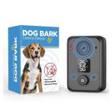 STANWIS Anti Barking Device for Dogs,50FT Effective Range bark Deterrent Device,3 Modes Rechargeable,Fit All BreedsandSize Dog Black,Medium