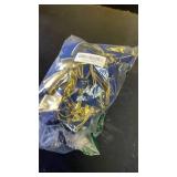 Vickasi 8 Pcs Mini Christmas Wreath Bows for Front Door, Blue Velvet Bowknot Holiday Bows Accessories for Wreath Christmas Wedding Decorations