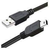 SCOVEE Camera USB Cable Cord for Canon RebelPowerShotEOSDSLRELPH Digital Cameras,Transfer Wire Data Cable for Canon Rebel Camcorder,Vixia PC Computer Interface Charger Replacement 6FT Mini B USB