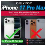 SHIELDON Genuine Leather Case for iPhone 17 Pro Max 6.9in 2025 | Compatible with Magsafe, Magnetic Wireless Charging, Slim Fit, Shockproof, Metal Buttons, Camera Bezel, Protective Phone Cover - Black