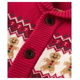Gymboree,and Toddler Long Sleeve Cardigan Sweaters,Gingerbread Fairisle,10