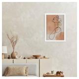 8x10 Picture Frame, 8x10 Poster Photo Frame,Wall Gallery Photo Frames,Durable Shatter Resistant White Frame with High Definition Plexiglass,Horizontal and Vertical Formats for Wall Hanging, White