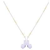 EGEN Female Magnetic Anti-Lost Strap Holder Necklace White Pearl Copper Chain for Airpods Pro 3 2 1,72cm