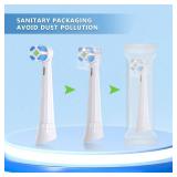 Compatible with Oral-B iO 345678910 Series Ultimate Clean Electric Toothbrush Replacement Brush Heads,for Oral-B iO Electric Toothbrush,10 Pack (White)