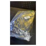 PONY DANCE Black Kitchen Blackout Curtains Over Sink, Short Curtains for Bahtroom Small Window, Thermal Insulated Back TabRod Pocket Home Decor Bedroom Draperies, W 42 x L 45 inches, 2 Panels Set