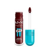 NYX PROFESSIONAL MAKEUP Lip IV Hydrating Glossy Lip Stain with 12HR Hydration - Water Bout Wine (Red)