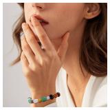 Assorted Natural Stone Beads for Jewelry Making - Mixed Bulk Semi Precious Gemstone Crystal Beads for Crafts Bracelets Earrings Necklace (0.25 Pounds)