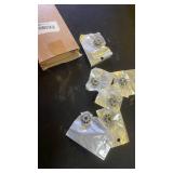 PATIKIL 6 Pcs Rhinestone Button Covers, 17.5mm 1116in Decorative Buttons Clips Detachable Sewing Kit Replacement for Women Men DIY Crafts Holiday Decor Dress Accessories, Silver Black