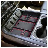 EDBETOS Console Organizer Compatible with 2014-2018 Chevy SilveradoGMC Sierra 1500 and 2015-2019 SilveradoSierra 2500HD3500HD Accessories Compartment Insert Tray - Full Console wBucket Seats ONLY