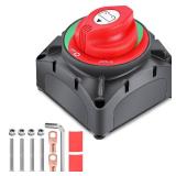 Nilight 600A High Current Battery Switch 12V 24V 48V ON Off Heavy Duty Battery Power Cut Master Switch Disconnect Isolator for Truck Vehicle Trailer RV Marine Boat Yacht