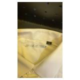 Lion Nardo Slim Fit White Dress Shirt for Men Wrinkle Free Mens Dress Shirts Long Sleeve Tall Muscle Fit Button Up Shirt S