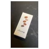 ohora Semi Cured Gel Nail Strips (N Brown Sugar) - Brown, Marble, Works with Any UVLED Lamps, Salon-Quality, Long Lasting, Easy to Apply and Remove - Includes 2 Prep Pads, Nail File and Wooden Stick