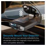 Escort Original Radar Detector EZ Mag Mount - StickyCup Silicon Suction Cup (Black) for Escort Models MAX 360c MKII, Redline 360c, MAX 3, Cobra RAD 700i and Additional Models