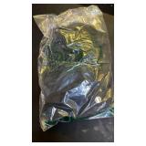 ZESICA Womens 2025 Fall Long Sleeve Mock Neck Bodycon Midi Dress Ruched Knit Elegant Party Cocktail Formal Dresses Black Medium