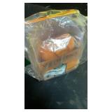 VETRESKA Dog Poop Bag Dispenser with Citrus Scented Waste Bags, Leak Proof, Extra Thick and Large Pet Poop Bags for Walking Dog and Cats Litter, 1 Count Holder and 105 Bags, Orange