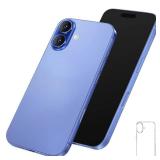 Fake Phone Dummy Prop Phone, Play Decoy Phone Pear Phone Non-Working Phone 16 for Kids Play, Display Phone Look Like Real Phone 16 (Blue)