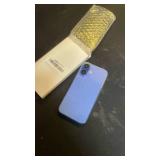 Fake Phone Dummy Prop Phone, Play Decoy Phone Pear Phone Non-Working Phone 16 for Kids Play, Display Phone Look Like Real Phone 16 (Blue)
