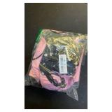 Simplecc 50s Costumes for Girls 1950s Pink Poodle Cutie Costumes with Eye Glasses and Scarf for Kids (8-10 Years)