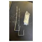 JXYT Over The Door Mirror Hanger,Height Adjustable Doors Mirror Hanger,Comes with Metal Screwdriver+Sticker-Fits Door Depth 1.77 Inch (White, 5 Height Adjustable with Screwdriver + Sticker)