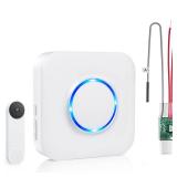 Satisure Wireless Doorbell Chime for Google Nest Doorbell (Wired, 2nd Genand 3rd Gen) Doorbell Extender with Receiver Connects to Existing Hardwired 58 Chimes and 5 Volume (1 Video Extender 1 Receiver