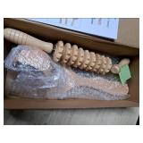 Komogir 3-in-1 Wood Therapy Massage Tools Lymphatic Drainage Massager Wooden Massager for Maderoterapia,Anti-Cellulite, Body Sculpting and Contouring